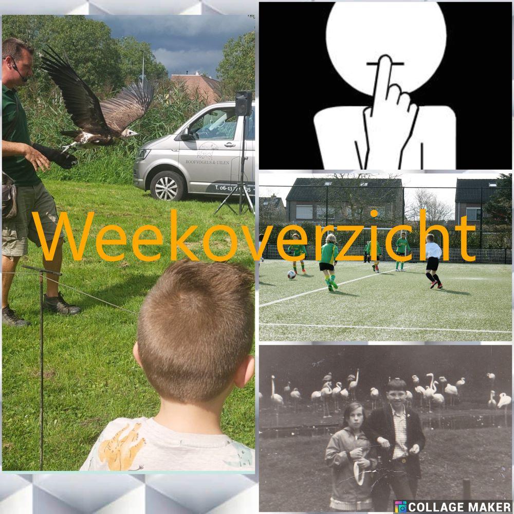 weekoverzicht, voetballen en vroeger